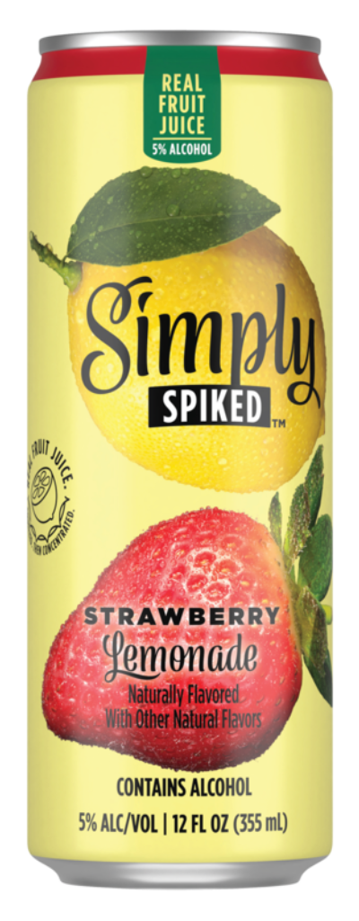 Simply Spiked Lemonade Strawberry Lemonade