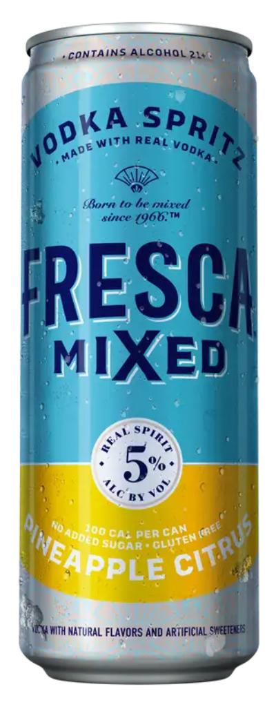 Fresca Mixed Vodka Spritz Pineapple Citrus Review