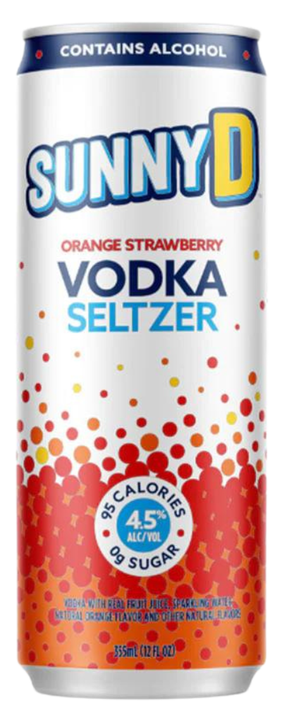 SunnyD Vodka Seltzer Strawberry Orange Review