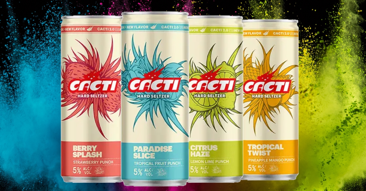 Travis Scott's Cacti Hard Seltzer 2.0 with New Flavors and Branding